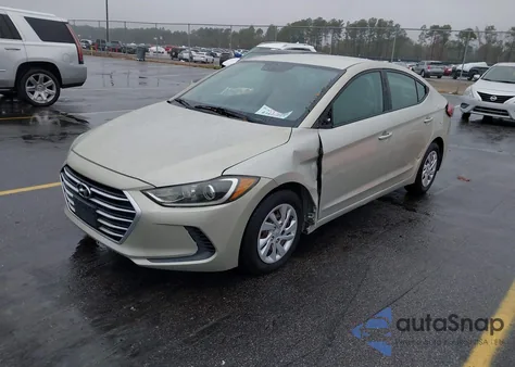 2017 Hyundai Elantra Se из США, поврежденный, VIN 5NPD74LF6HH199638
